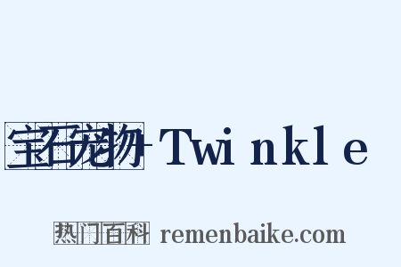 宝石宠物+Twinkle☆是什么意思的图片